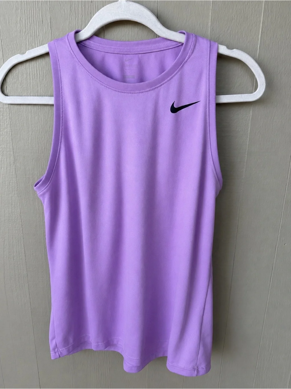 Nike Dri-FIT Sleeveless Training Tank - Lavender Sz M